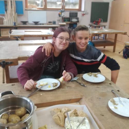 Kartoffeln aus dem Schulgarten