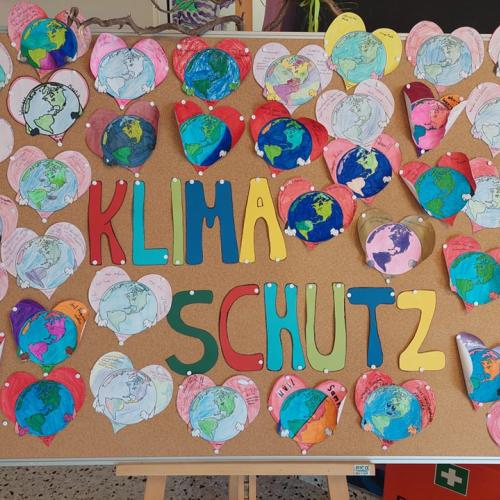 Klimaschutz Tafel