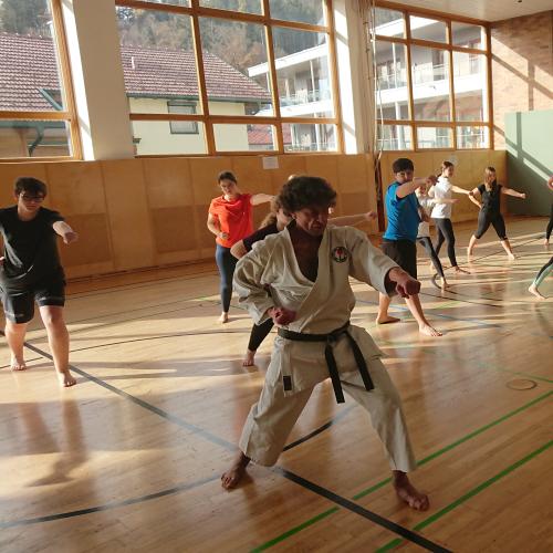 Karate für die 4A