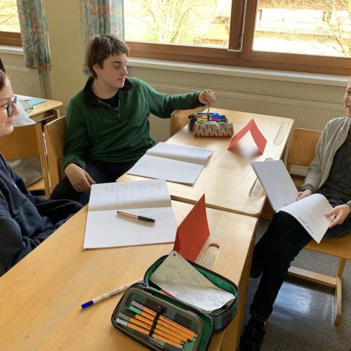 Gegenseitiges Feedback zu den ersten Ideen 