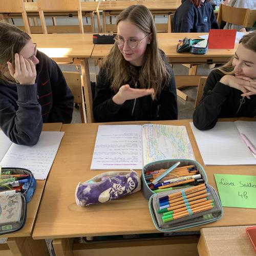 Gegenseitiges Feedback zu den ersten Ideen 