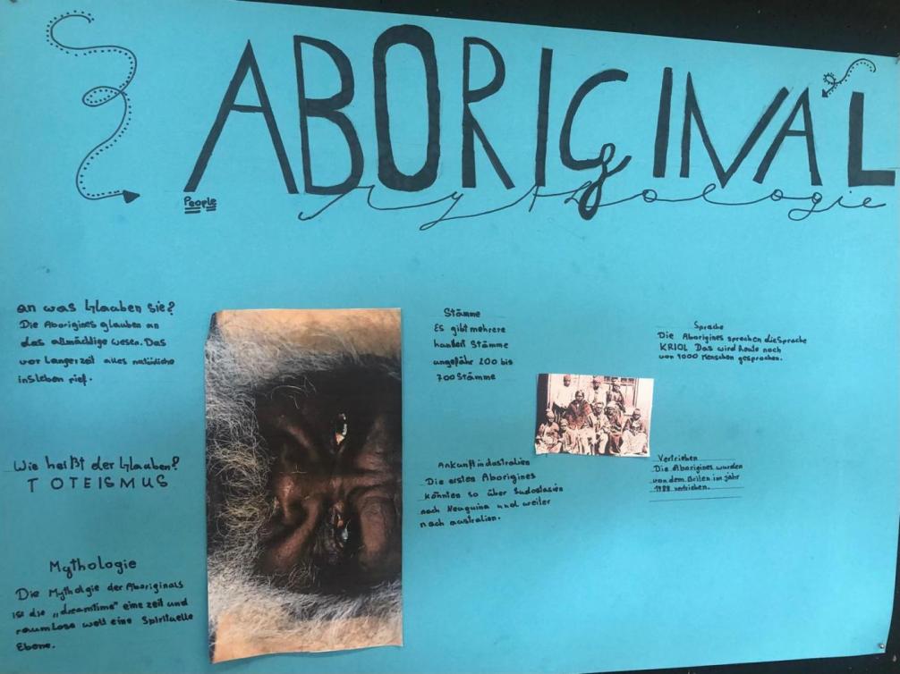 Infoplakat Aborigines